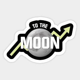 To the Moon Sticker